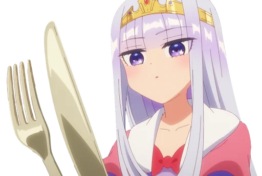 🍽 Стикер «Maoujou de Oyasumi» для Telegram