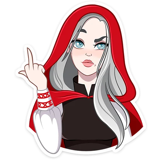 🖕 Стикер «Мара Агата» для Telegram