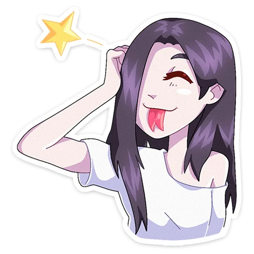 😛 Стикер «Мара» для Telegram