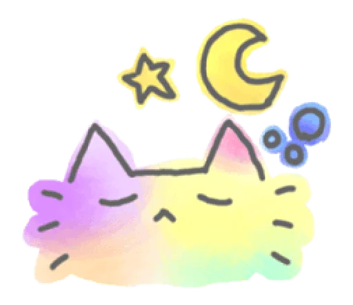 😴 Стикер «Marble Cat Pack» для Telegram