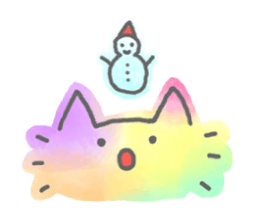 ⛄️ Стикер «Marble Cat Pack» для Telegram