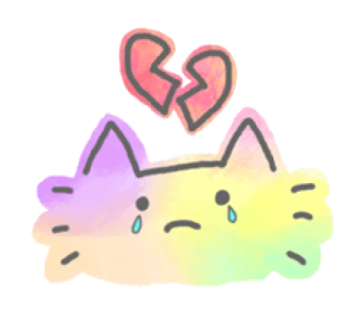 💔 Стикер «Marble Cat Pack» для Telegram