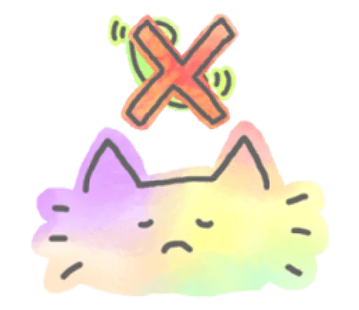🙅‍♀️ Стикер «Marble Cat Pack» для Telegram