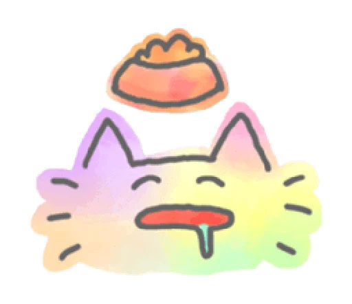 🤤 Стикер «Marble Cat Pack» для Telegram