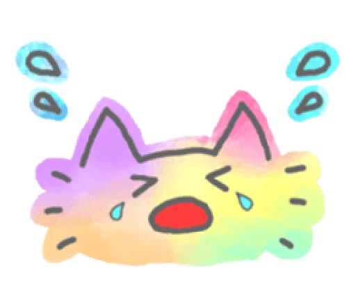 😭 Стикер «Marble Cat Pack» для Telegram