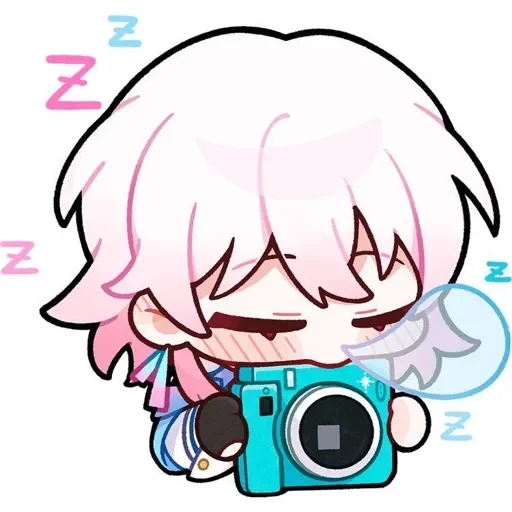 🛌 Стикер «March 7th - Honkai Star Rail» для Telegram