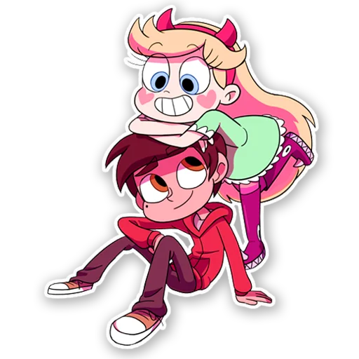 🥰 Стикер «Star vs Las Fuerzas del mal» для Telegram