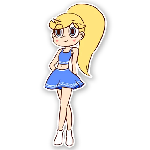 ☺️ Стикер «Star vs Las Fuerzas del mal» для Telegram