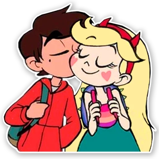 😘 Стикер «Star vs Las Fuerzas del mal» для Telegram