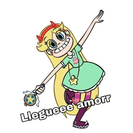 😊 Стикер «Star vs Las Fuerzas del mal» для Telegram