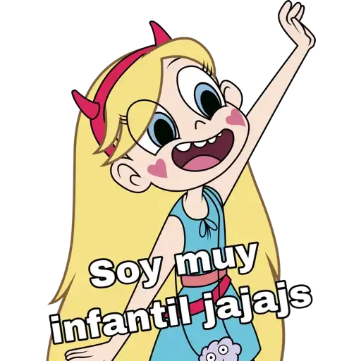 🤣 Стикер «Star vs Las Fuerzas del mal» для Telegram
