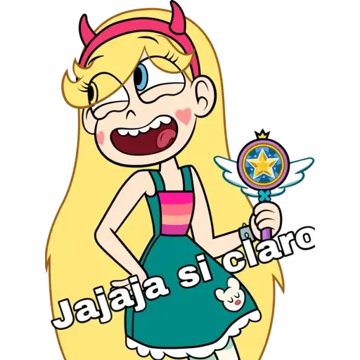 🙄 Стикер «Star vs Las Fuerzas del mal» для Telegram