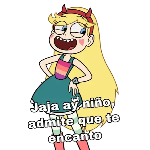 😊 Стикер «Star vs Las Fuerzas del mal» для Telegram