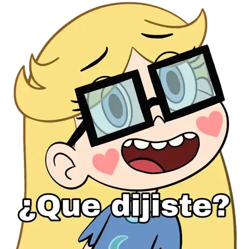 🤓 Стикер «Star vs Las Fuerzas del mal» для Telegram