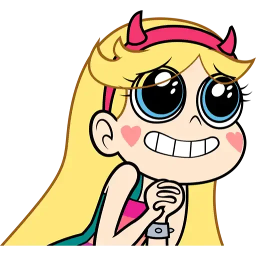 🥺 Стикер «Star vs Las Fuerzas del mal» для Telegram
