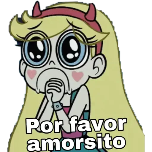 🥺 Стикер «Star vs Las Fuerzas del mal» для Telegram