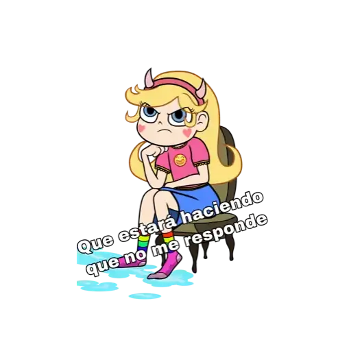 😡 Стикер «Star vs Las Fuerzas del mal» для Telegram