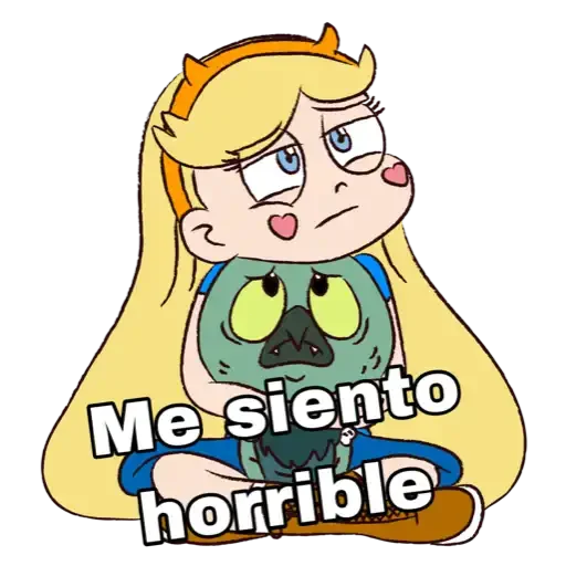 🤕 Стикер «Star vs Las Fuerzas del mal» для Telegram