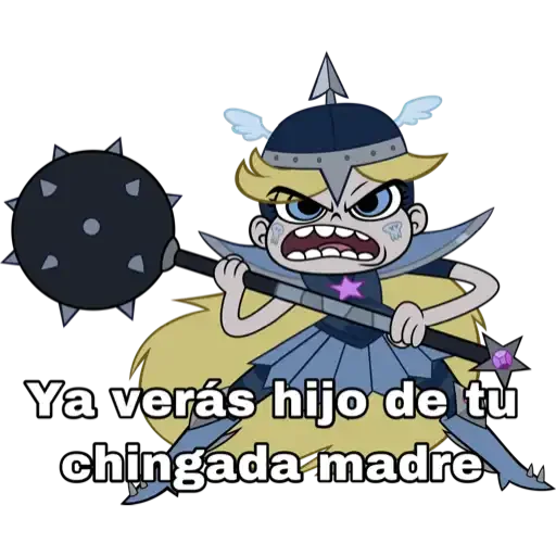 😡 Стикер «Star vs Las Fuerzas del mal» для Telegram