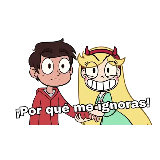 😒 Стикер «Star vs Las Fuerzas del mal» для Telegram