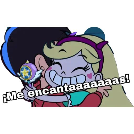 😍 Стикер «Star vs Las Fuerzas del mal» для Telegram