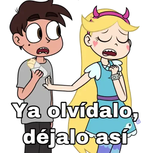 😒 Стикер «Star vs Las Fuerzas del mal» для Telegram