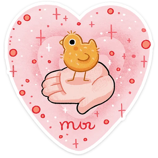 ⭐ Стикер «Маргаритка» для Telegram