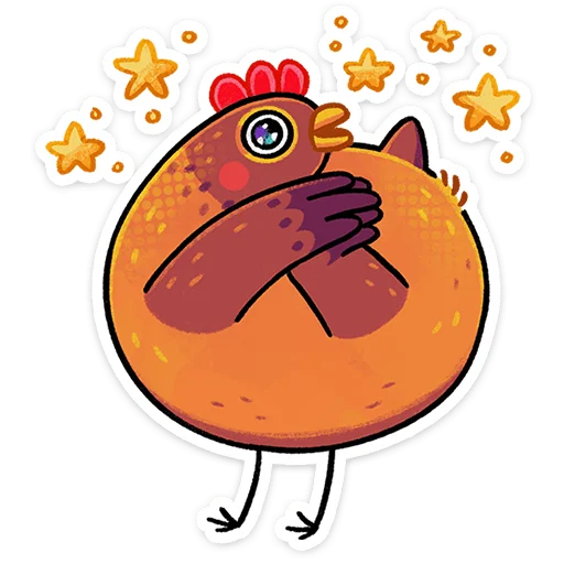 ⭐ Стикер «Маргаритка» для Telegram