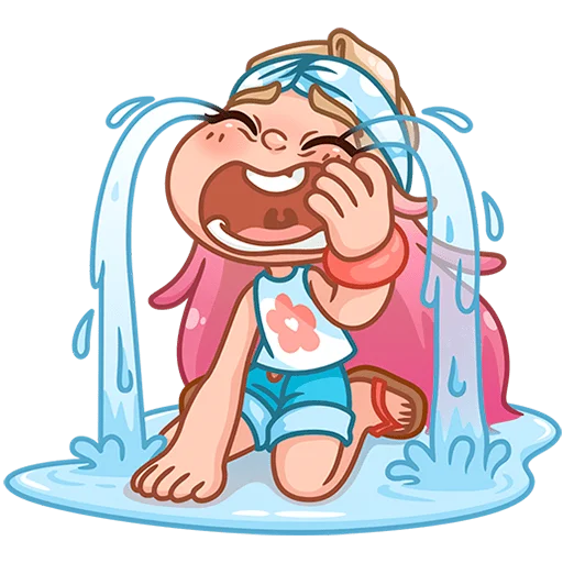😭 Стикер «Маргаритка без текста» для Telegram