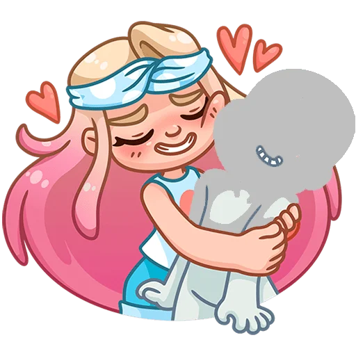 🤗 Стикер «Маргаритка без текста» для Telegram