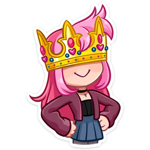 👸 Стикер «Марго и Ника» для Telegram