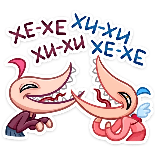 😱 Стикер «Марго и Ника» для Telegram