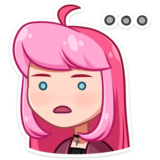 😮 Стикер «Марго и Ника» для Telegram