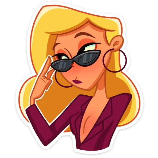😎 Стикер «Марго» для Telegram