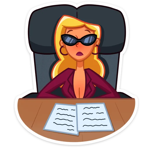 😎 Стикер «Марго» для Telegram