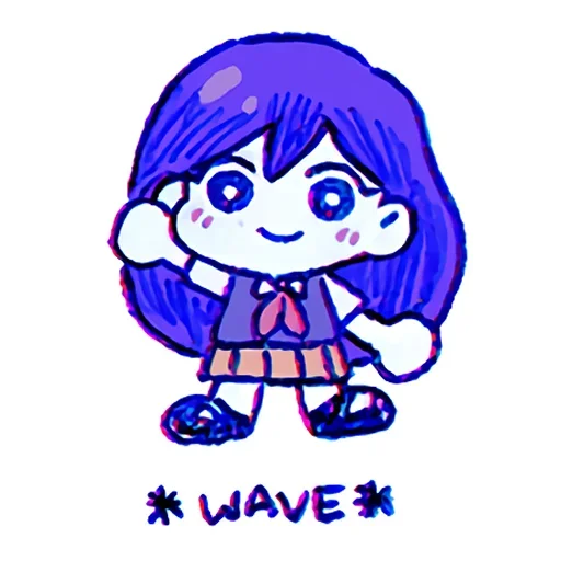 🎹 Стикер «Mari Oyasumi» для Telegram