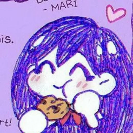 🎹 Стикер «Mari Oyasumi» для Telegram