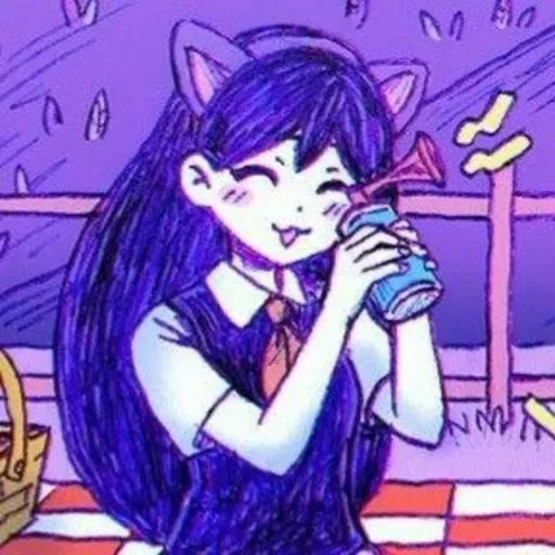 🎹 Стикер «Mari Oyasumi» для Telegram