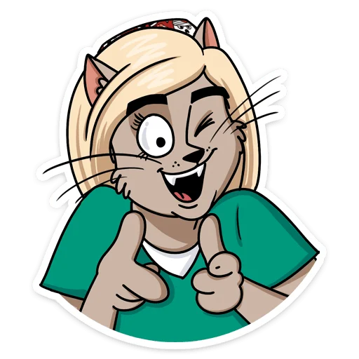 😉 Стикер «Мария» для Telegram
