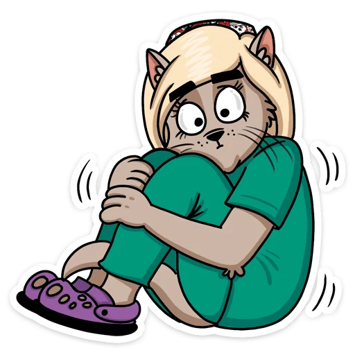 😕 Стикер «Мария» для Telegram