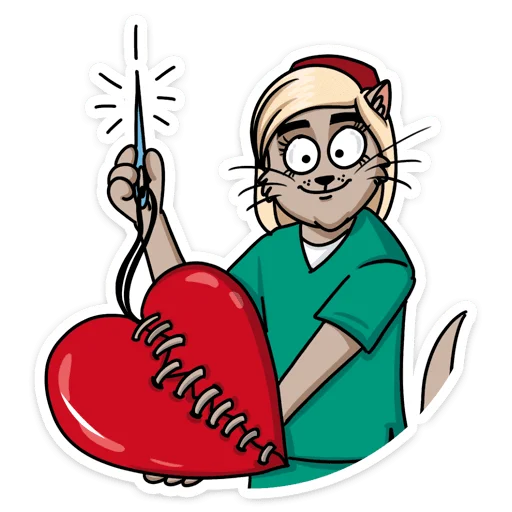 💔 Стикер «Мария» для Telegram