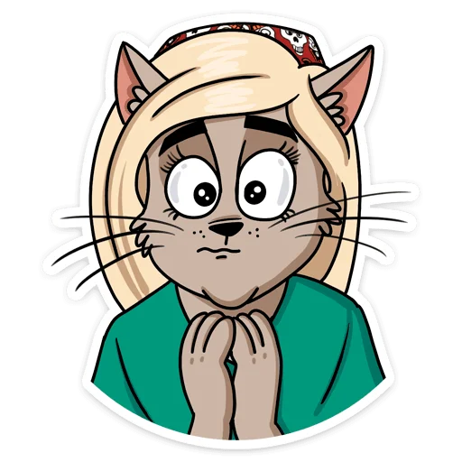 😕 Стикер «Мария» для Telegram
