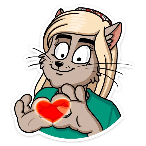 ❤️ Стикер «Мария» для Telegram