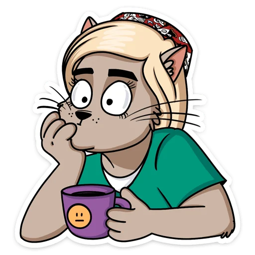 ☹️ Стикер «Мария» для Telegram