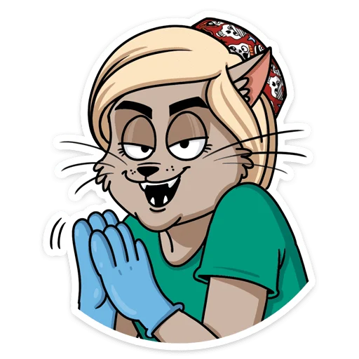 😈 Стикер «Мария» для Telegram