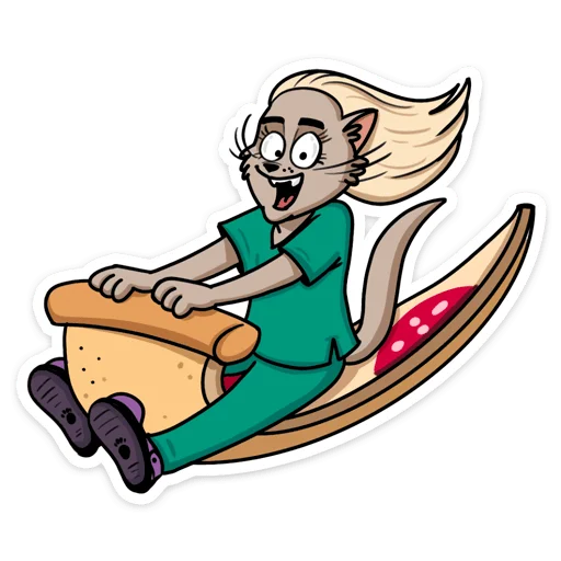 🏃‍♂️ Стикер «Мария» для Telegram