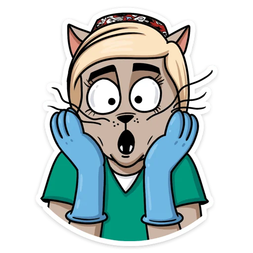 😱 Стикер «Мария» для Telegram
