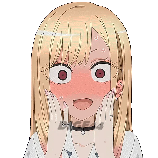 😊 Стикер «Marin Kitagawa» для Telegram