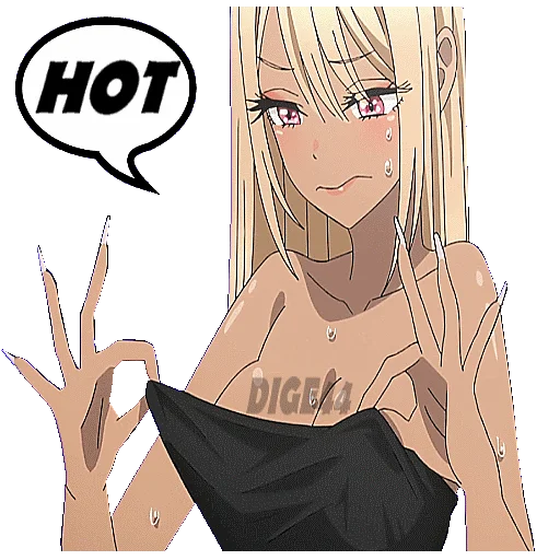 🥵 Стикер «Marin Kitagawa» для Telegram