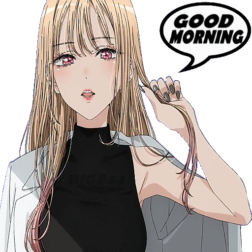 🛏 Стикер «Marin Kitagawa» для Telegram